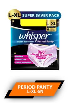 Whisper Period Panty L-Xl 6n